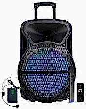 Westa - 12 İnç 2 Yollu Şarjlı 250W Aktif Portatif Ses Sistemi