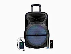 Westa - 15 İnç 2 Yollu Şarjlı 350W Aktif Portatif Ses Sistemi