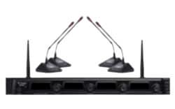 Westa - 4 Kanal UHF Masa Mikrofon Seti