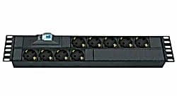 FormRack - 42U 18 li (9+9) Sigortalı Dikey Priz Grubu