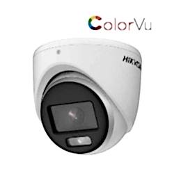 Hikvision - 2MP 2.8mm Lens H.265+ 30m. ColorVu & Smart Hybrid Light Dome İP Kamera - Dahili Mikrofon