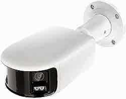 Hikvision - 6MP 180° Panoramic 40 Mt. IR ColorVu IP Bullet Kamera-Dahili Mikrofon ve Hoparlör