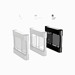 Hikvision - Kanatlı Bel Turnikesi