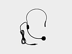 Westa - Headset Mikrofon - Siyah