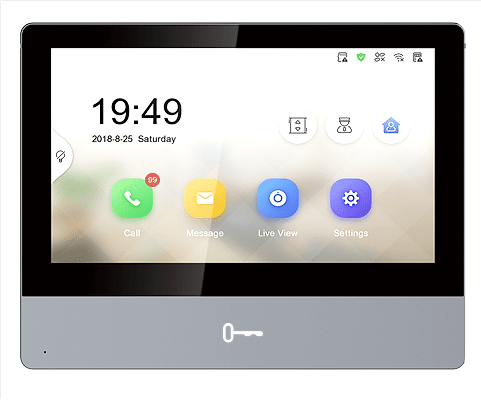 Hikvision - 7 inc TFT LCD Dokunmatik Ekran IP Monitör