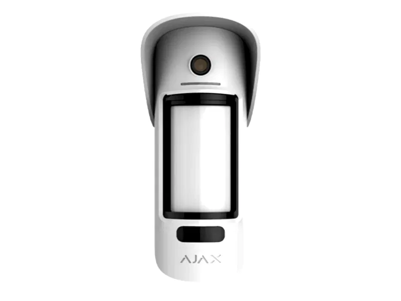 AJAX - Kablosuz Kameralı Dış Ortam PIR Dedektör - Beyaz (Uzaktan Resim Çekme)