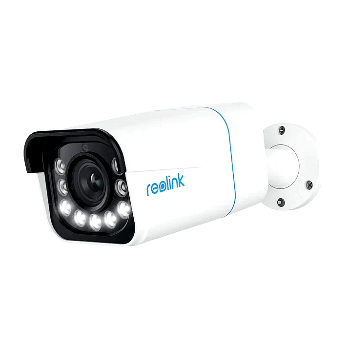 Reolink - 8MP 2.7~13.5mm Motorize Lens 5X Optik Zoom, 30Mt IR İnsan/Araç/Hayvan Algılama, TimeLapse, PoE IP Bullet Kamera