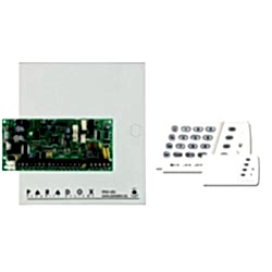 Paradox - 8 Zone, 1 Pgm, 2 Kısım Kontrol Paneli + K636 Led keypad