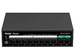 Reyee - 8 Port 100Mbps PoE, 2 Port GB Uplink Port Yönetilmez PoE Switch 