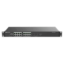 Reyee - 18 Port 10/100/1000 Mbps Yönetilemez PoE Switch
