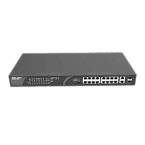Reyee - 16 Port 100Mbps PoE, 2 Port GB RJ45/1 SFP Combo Ports Yönetilmez PoE Switch 