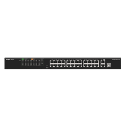 Reyee - 24 Port 100Mbps PoE, 1 Port GB RJ45/1 SFP Combo Uplink Ports Yönetilmez PoE Switch 