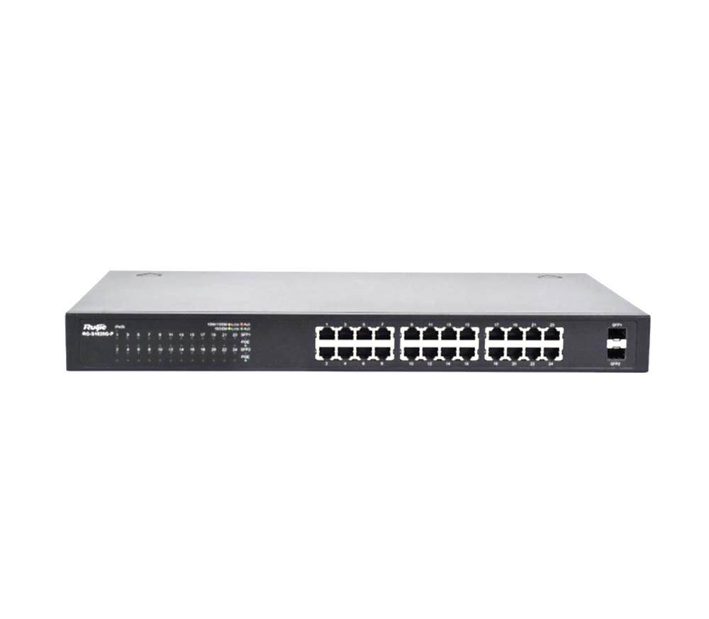 Reyee - 24 Port 10/100Mbps + 1-Upper-link port 10/100/1000Mbps + 1-Combo Port Switch