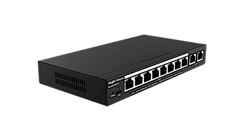 Reyee - 8 Port Gigabit PoE, 2 Port GB Uplink Smart PoE Switch