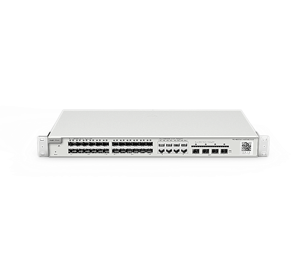 Reyee - 24 Port SFP Slots, Layer 3, 8 GB RJ45 Combo, 4*10G SFP+ Slots, Managed Switch