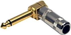 Contech - 6.3MM Mono L Tipi Metal Gold