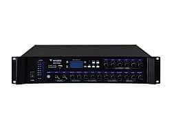 Westa - 250 Watt LCD Ekran 6 Bölge USB/MP3/Bluetooth Hat Trafolu Mikser Amplifier