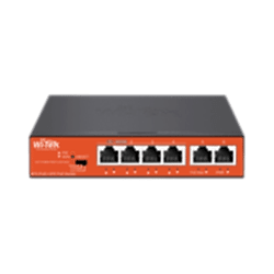 Wi-Tek - 4 Port Poe 250Mt. Mesafe Hi-Poe Switch